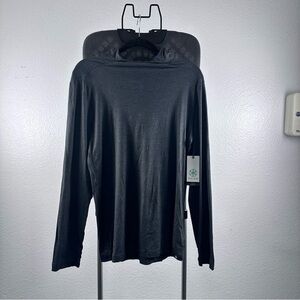 GAIAM Women’s Charcoal Heather Long Sleeve Hoodie Size S